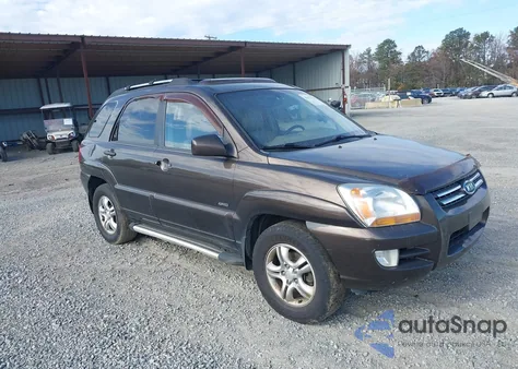 2007 Kia Sportage Ex V6 from USA, damaged, VIN KNDJE723777301386